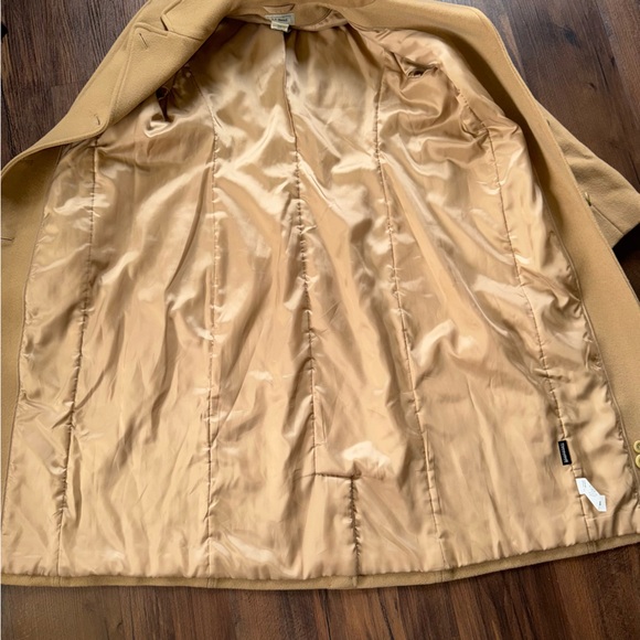LL Bean Vintage Lambs Wool Coat Size 10 - Picture 12 of 16